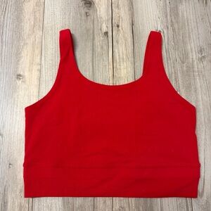 Nike Red Yoga Dri-FIT Top